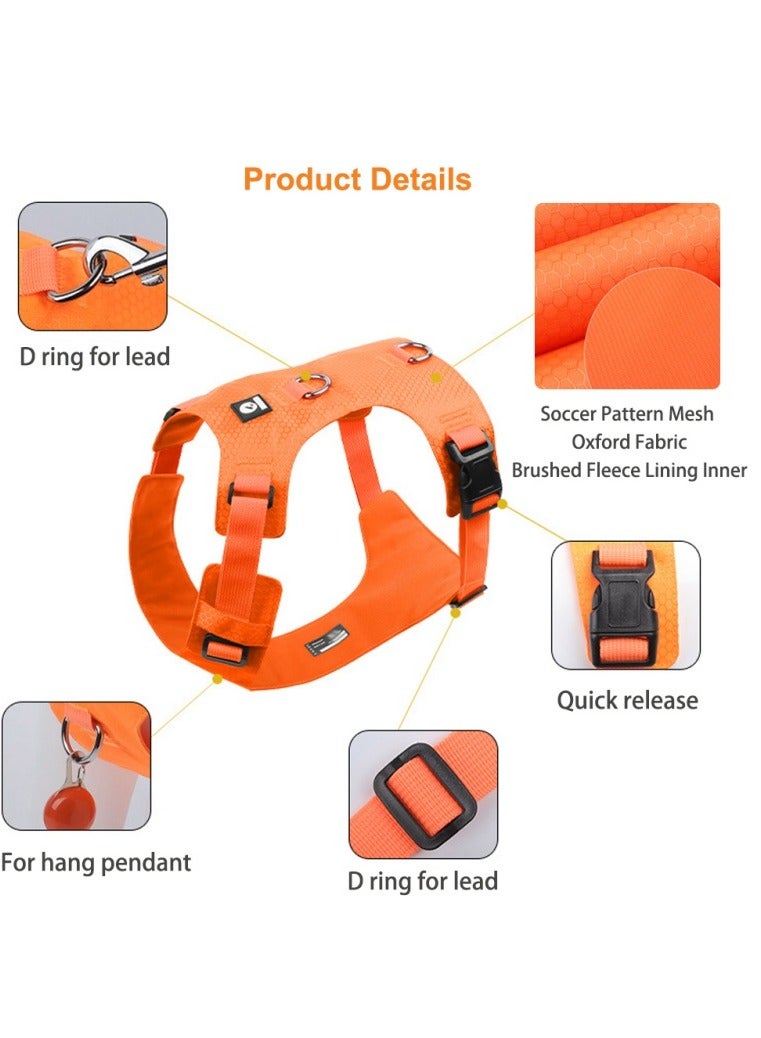 Generic Lightweight Dog Harness and Leash Set, Air type for Medium to Large Dogs,Breathable, 1.5m Reflective Nylon Leash with Soft Handle  - Image 4