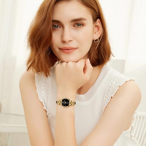 BEN NEVIS NN BEN NEVIS Gold Watches for Women Elegant Classic Minimalist Watch with Fashion Bracelet Luxury Birthday Gifts - Image 2