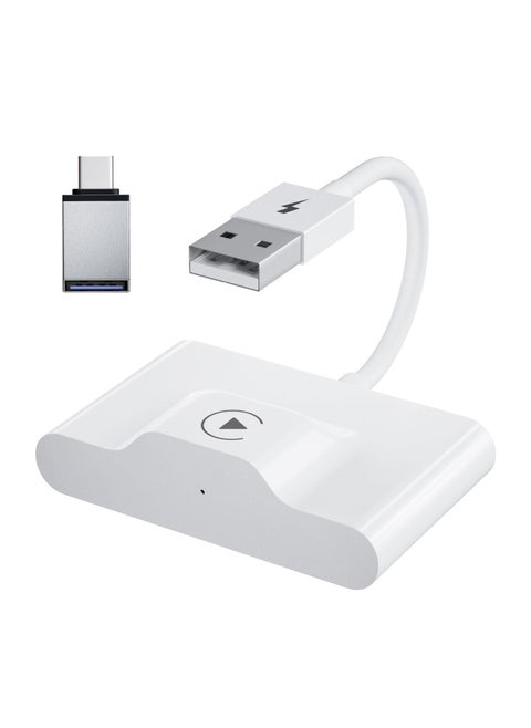 Wireless CarPlay Adapter for lPhone ,Wireless Auto Car Adapter,Apple Wireless Carplay Dongle,Plug Play 5GHz WiFi Online Update
