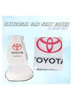TOYOTA Toyota Car Seat Dust Dirt Protection Cover, Extra Protection For Your Seat 2/pcs Set, Car Seat Cover  - Image 1