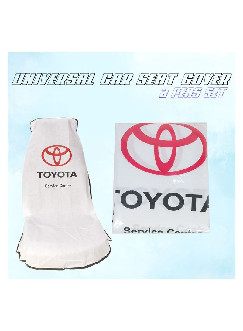 Toyota Car Seat Dust Dirt Protection Cover, Extra Protection For Your Seat 2/pcs Set, Car Seat Cover - Image 1