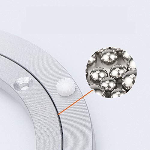 Dailydanny Aluminum Heavy Duty Lazy Susan Rotating Turntable Bearing Swivel Plate Hardware For Dining-Table (12 Inch) - Image 3