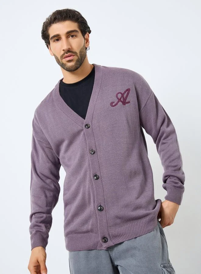 ستايلي كارديجان محبوك ومطرز