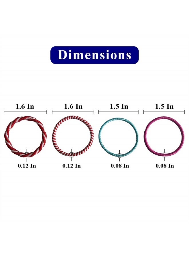 AwEx Colorful Hair Ties for Girls with Fine Hair - 120 PCS, Small,Multicolors and Multipatterns,Assorted in Brights and Pastels - Great for Kids as Christmas Gifts - Image 2