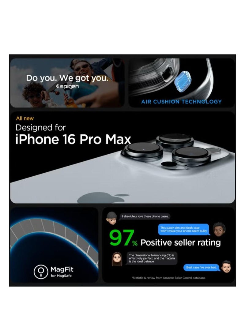 Spigen Ultra Hybrid MagFit for iPhone 16 Pro Max Case Cover with MagSafe (2024) - Carbon Fiber - Image 2
