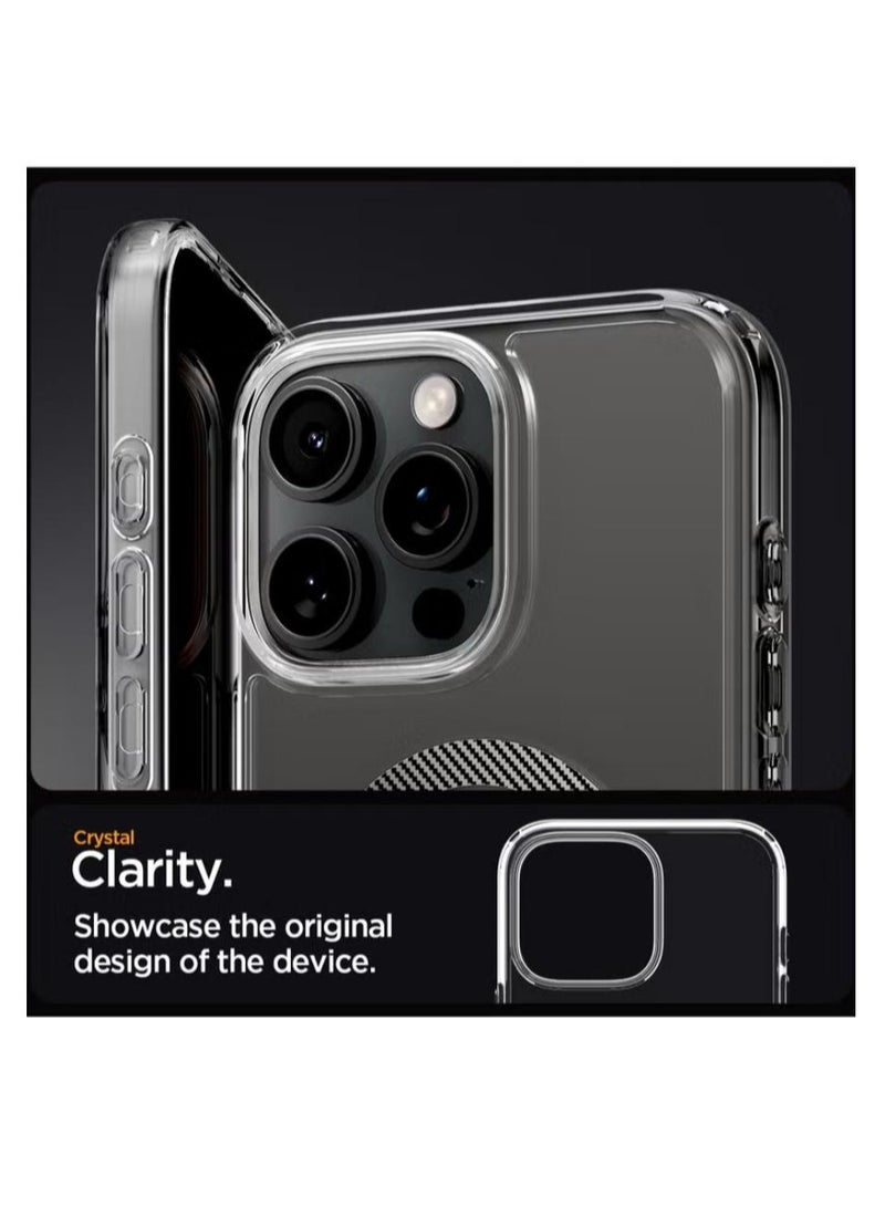 Spigen Ultra Hybrid MagFit for iPhone 16 Pro Max Case Cover with MagSafe (2024) - Carbon Fiber - Image 3