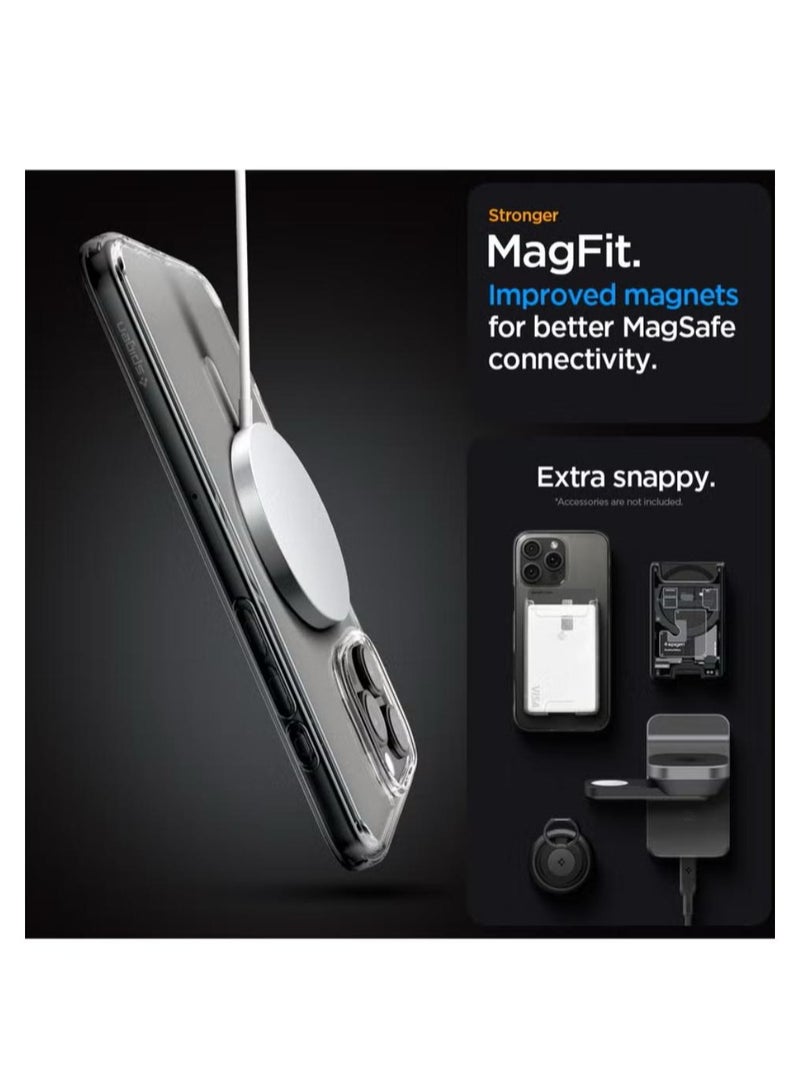 Spigen Ultra Hybrid MagFit for iPhone 16 Pro Max Case Cover with MagSafe (2024) - Carbon Fiber - Image 4