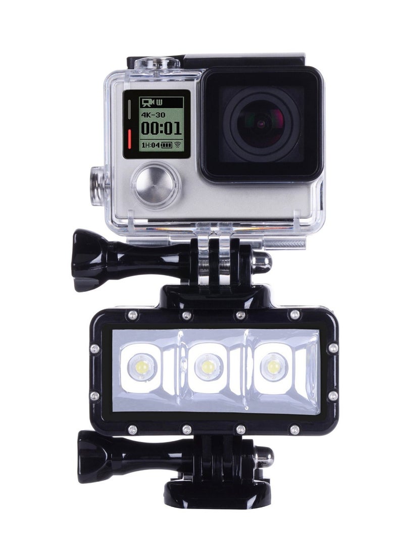 High Power Dimmable Waterproof LED Video Light Fill Night Light Diving Underwater Light for Gopro Hero 11/Hero 10/Hero 9/Hero8/Hero7/Hero6/Hero5/5S/4/4S/3+/3/2 DJI Akaso Cam - Image 5