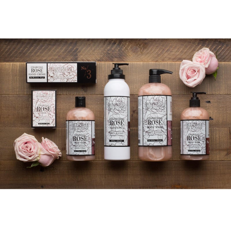 Archipelago Botanicals Charcoal Rose Hand CrÃ¨me, Rich and Lightly Scented Hand Lotion for Dry Skin, Cuticles and Rough Spots, Premium Plant Extracts (3.2 oz) - Image 5