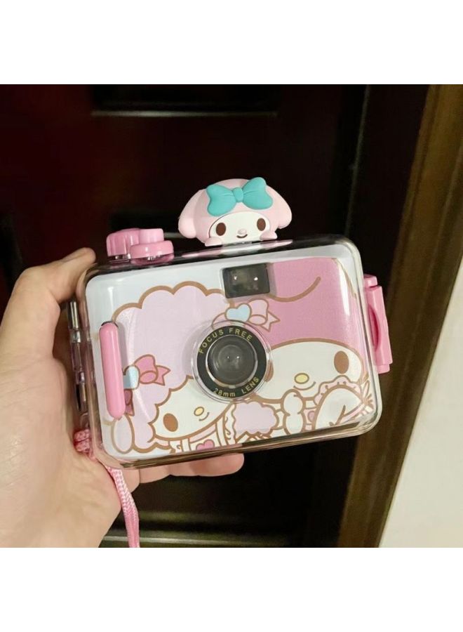 Generic Female Birthday Gift Student Camera High Pixel Non-apolitant Camera Film Couple Ccd Children Can Take Pictures 8-Color:Melody Exquisite Gift Box/gift Bag Packaging-36 Colorful Movie Film + Gift Bag  - Image 1
