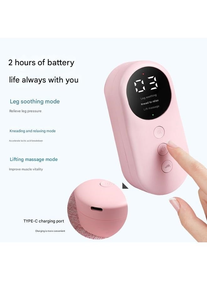 Generic "Heated Leg Massagers - Calf Air Compression Massager, Varicose Vein Massager, Wireless Airbag Leg Massager, Calf Foot Massager Machine, Massager Muscle Stimulator, for Circulation Pain Relief (1pcs) pink " - Image 4