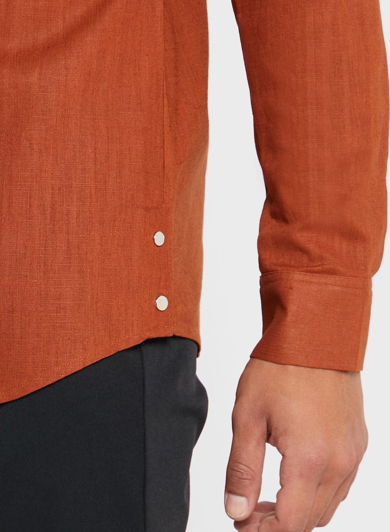87Origins Zip Up Regular Fit Shirt  - Image 3