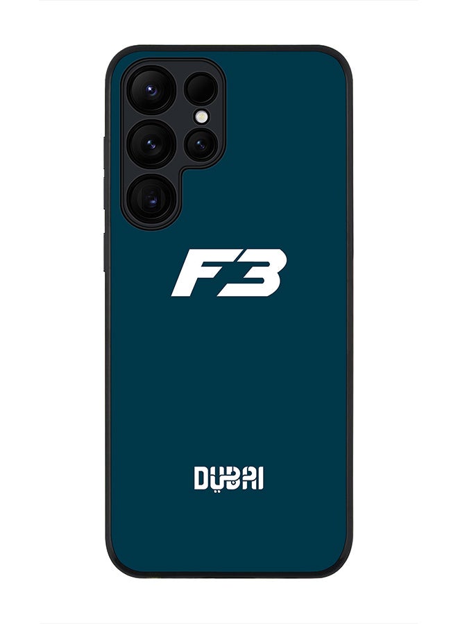 Stylizedd For Samsung Galaxy S25 Ultra 5G Case,Slim fit Camera Protection, Shockproof Thin Phone cover  -  Faz3 Dubai Blue - Image 1