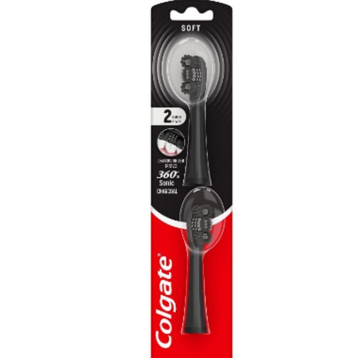 Colgate 360° Sonic Charcoal Charbon 2 Brush Heads:85358