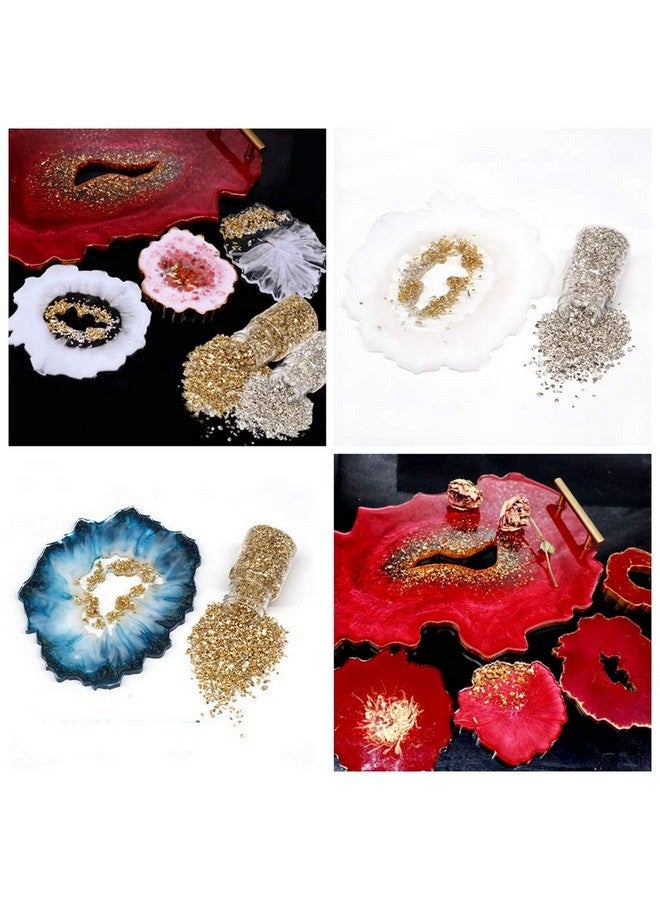 Cmidy Crushed Glass Irregular Metallic Mini Chips Sprinkles Chunky Glitter Multicolor 100G 0.5 2.5Mm For Nail Arts Craft Diy Vase Filler Epoxy Resin Mold Jewelry Making Decoration (Multicolor 0.5 2.5Mm) - Image 5