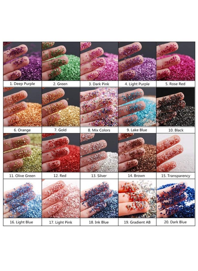 Cmidy Crushed Glass Irregular Metallic Mini Chips Sprinkles Chunky Glitter Multicolor 100G 0.5 2.5Mm For Nail Arts Craft Diy Vase Filler Epoxy Resin Mold Jewelry Making Decoration (Multicolor 0.5 2.5Mm) - Image 4