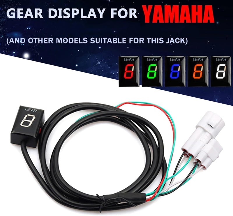 Wivplex Motorcycle Gear Display Indicator - Red Bracket - Image 4