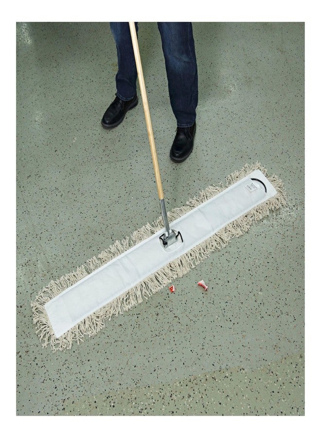 boardwalk Unisan Boardwalk 1348 Industrial Dust Mop Head, Hygrade Cotton, 48w x 5d, White - Image 4