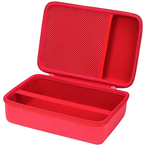 Co2Crea حقيبة حمل صلبة بديلة لـ Zoom FOUR بيس غيتار معالج مؤثرات متعددة (حقيبة Zoom G1X B1X A1X FOUR غيتار، حقيبة حمراء) - Image 2