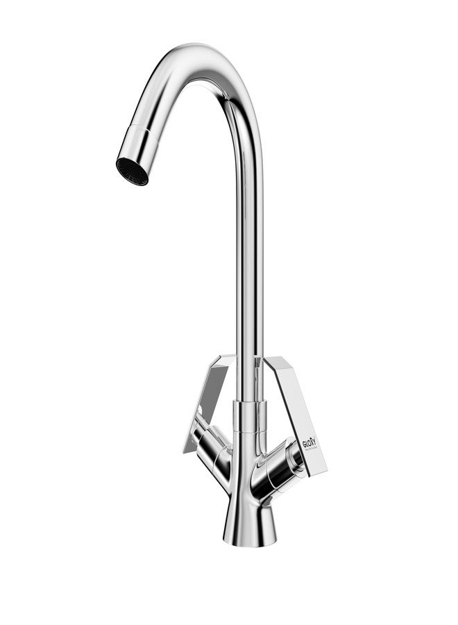 Gloxy Premium Brass Centre Hole Mixer Tap for Bathroom with Chrome Finish - Mixer Faucet for Wash Basin with Jet+ Lever - Provision for Hot & Cold Water - Wash Basin Tap for Bathroom Kitchen Sink - Image 5