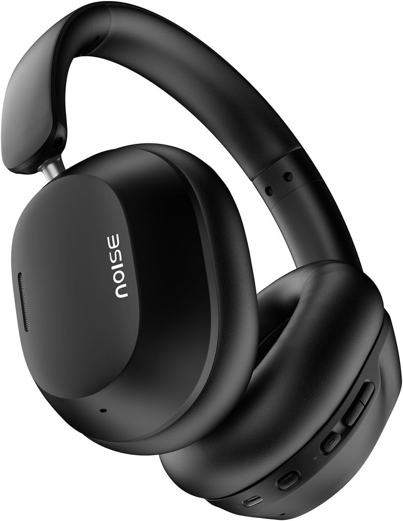 Noise Max 5 Active Cancelling Wireless Headphones, 80Hr Playtime, High Fidelity Acoustics, Light & Foldable, Adaptive ANC, Low Latency, 1 Year Warranty, Perfect for Gaming & Music (Carbon Black) - Image 1