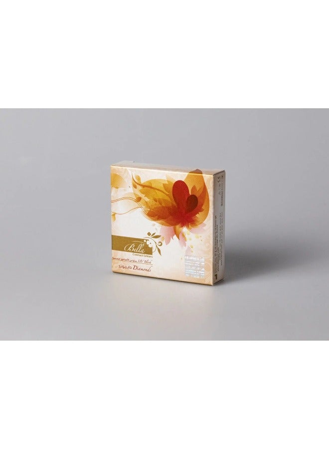 Bella Diamond Gray Shadow 3 Months Disposable Contact Lenses, Colored Contact Lenses, Cosmetic contact lenses, Gray Contact Lenses, Pack Of 2 - Image 3