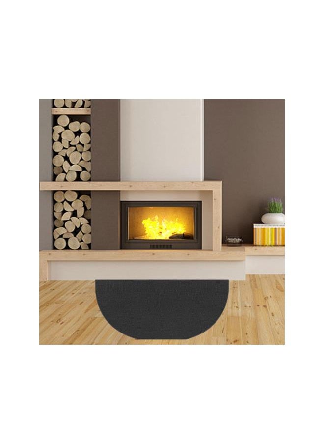 Fire Retardant Carpet, Fireplace Mat Area Rug Half Round Carpet Non-Slip Hearth Mat, Black Fireproof Protectes Floor From Sparks Embers For Stove - pzsku/ZC8AFC44DCF6047D04E7FZ/45/_/1733077050/85917c2f-4323-4368-984a-f9c961e15bb5