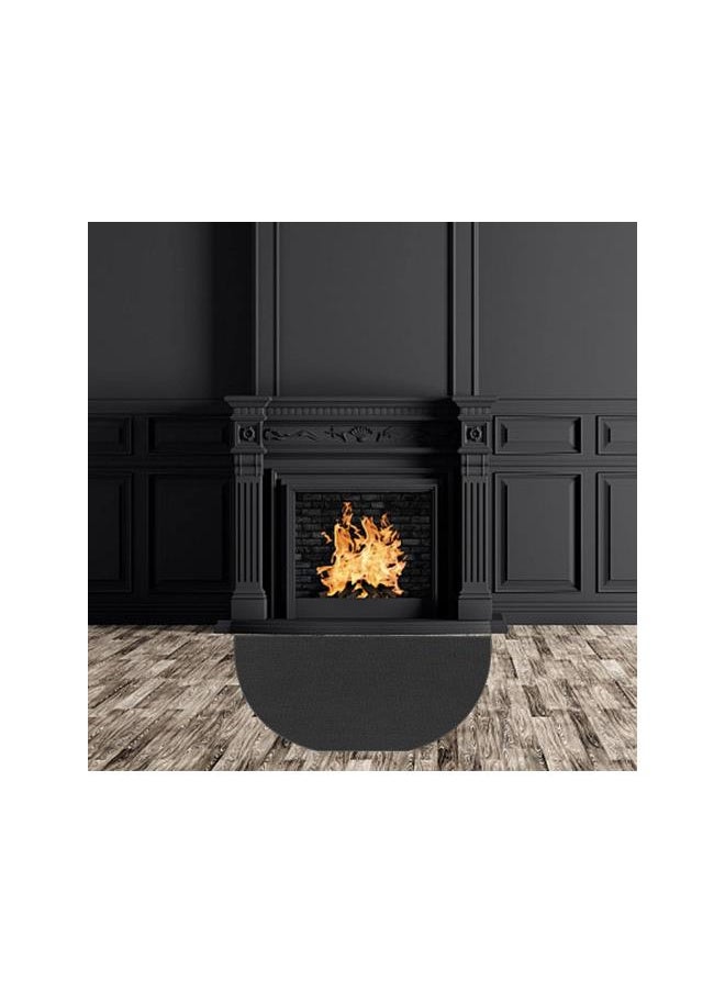 Fire Retardant Carpet, Fireplace Mat Area Rug Half Round Carpet Non-Slip Hearth Mat, Black Fireproof Protectes Floor From Sparks Embers For Stove - pzsku/ZC8AFC44DCF6047D04E7FZ/45/_/1733077089/881b0cb8-2f77-4543-a4f4-1eeae341e27b