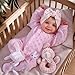 BABESIDE Reborn Baby Dolls Silicone Full Body Sunny 17 Inch Cute Soft Realistic Baby Doll Poseable Smiling Real Life Baby Dolls with Complete Accessories for 3 Years Old Gifts Pretend Play - Image 3