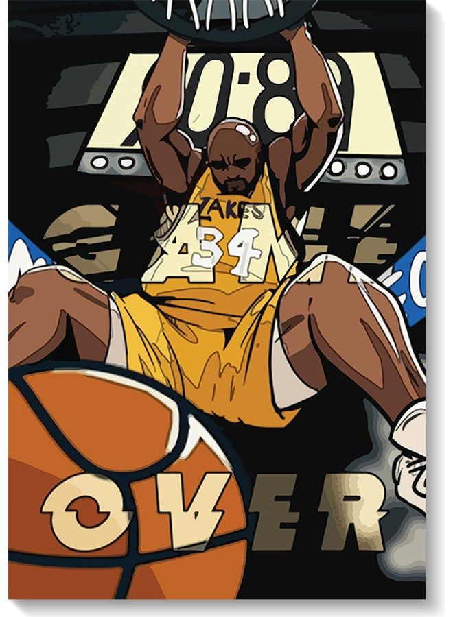 RYN Decorative Wall Art Painting Multicolour 40 x 60cm - Image 1