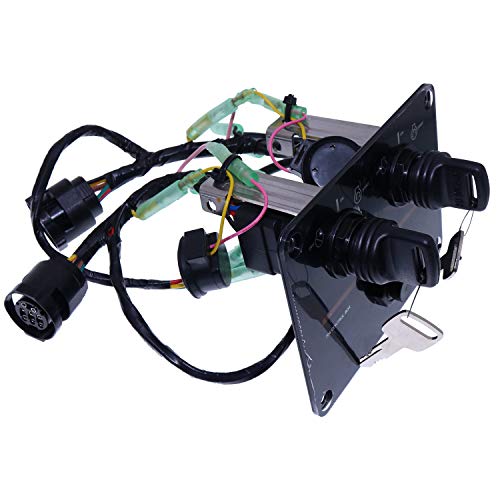 YIXIN Outboard Dual Engine Key Switch Panel Twin Switch 6K1-82570-08-00 6k1-82570-13-00 Compatible with Yamaha Outboard Engine - Image 2