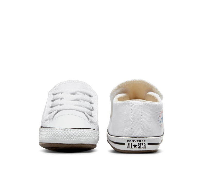 Converse Baby Chuck Taylor All Star Cribster, White/Natural Ivory/White, 4 Infant - Image 4