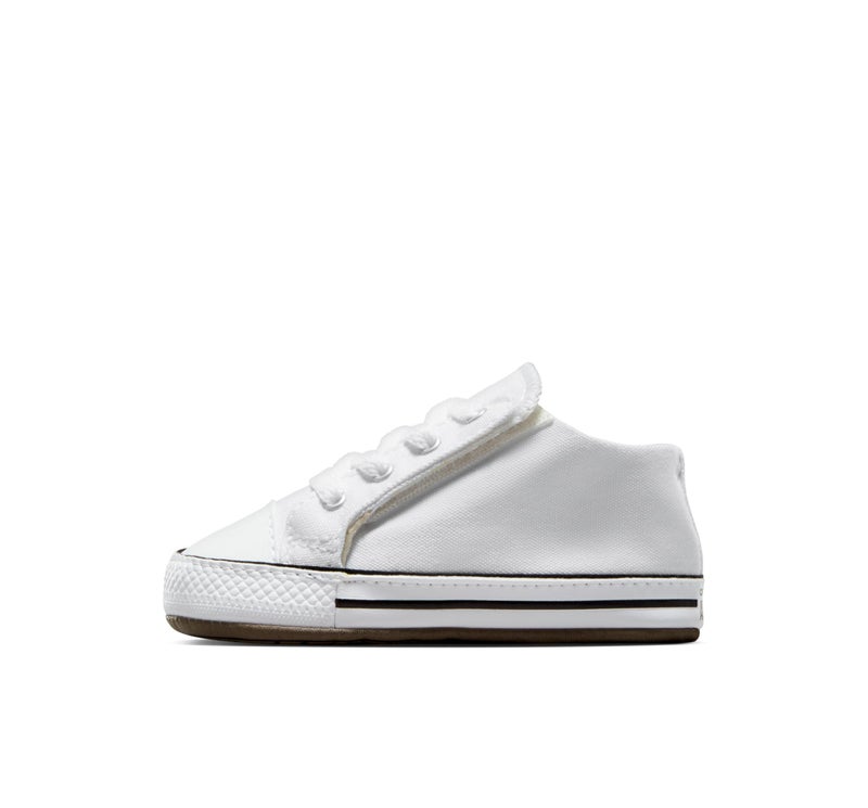 Converse Baby Chuck Taylor All Star Cribster, White/Natural Ivory/White, 4 Infant - Image 2