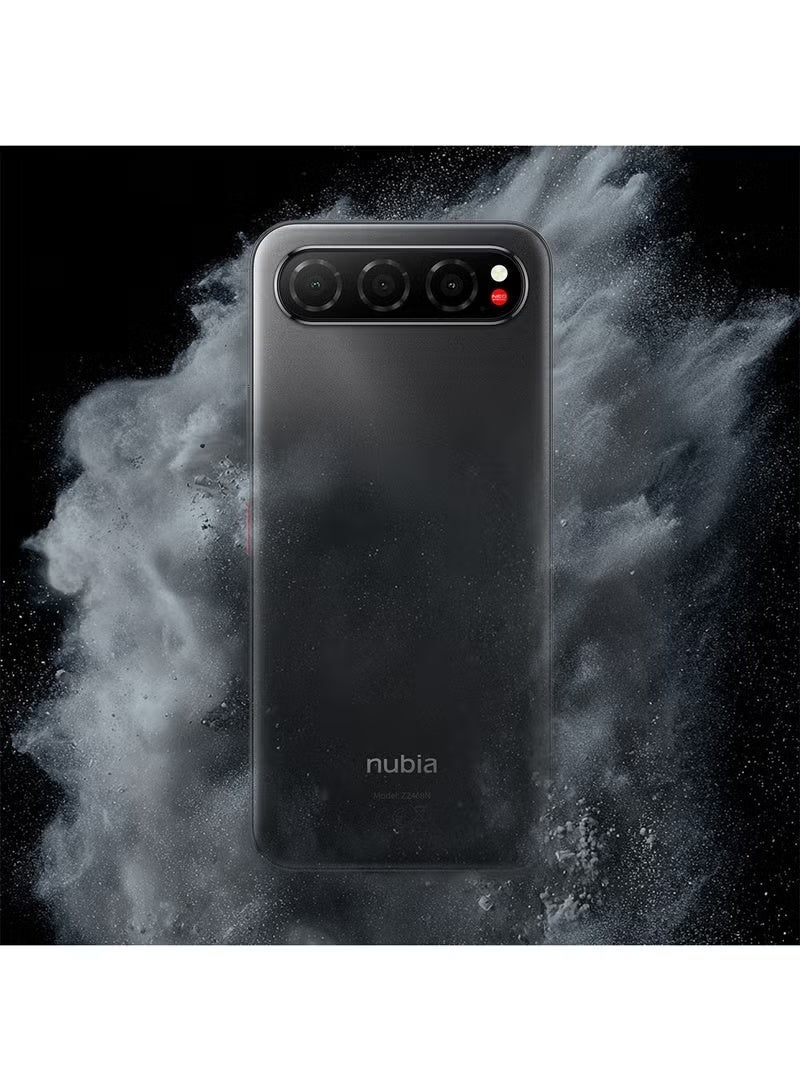 ZTE Mobile Nubia Air Ultra-Slim Dual SIM Titanium black  8GB+12GB RAM 256GB 5G - Middle East Version & Riversong Rhythm L EA33 Wireless & Wired Headphones – Bluetooth 5.0, 3.5mm Audio Cable, 500mAh Battery, Up to 10 Hours Playtime, High Quality Sound – Black Bundle - Image 3
