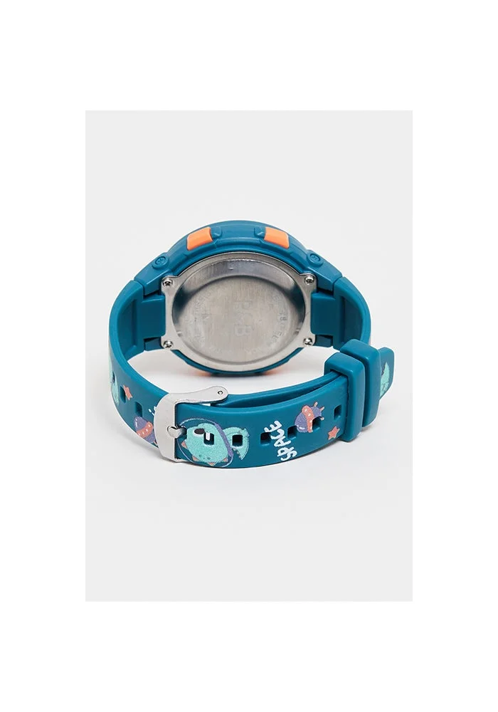 أر أند بي Round Dial Digital Watch