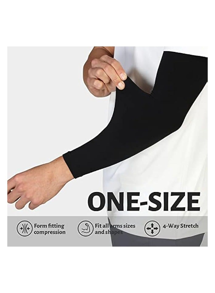 PROMASS UV Sun Protection Arm Sleeves for Men & Women - Tattoo Cover Up - UPF 50 Cooling Sleeve for Golf, Cycling - Image 5