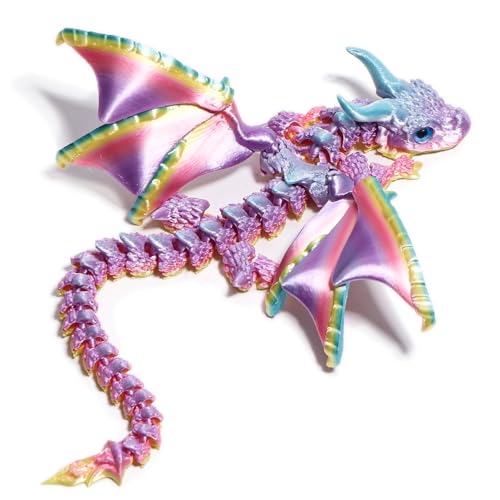 AICase for Kpop Merch Toys Gifts Birthday Decorations How to Train Dragon Toys3D Printed Dragon with WingsWings of Fire FidgetFlexible Articulated WingedChristmas Stocking Stuffer - Image 1