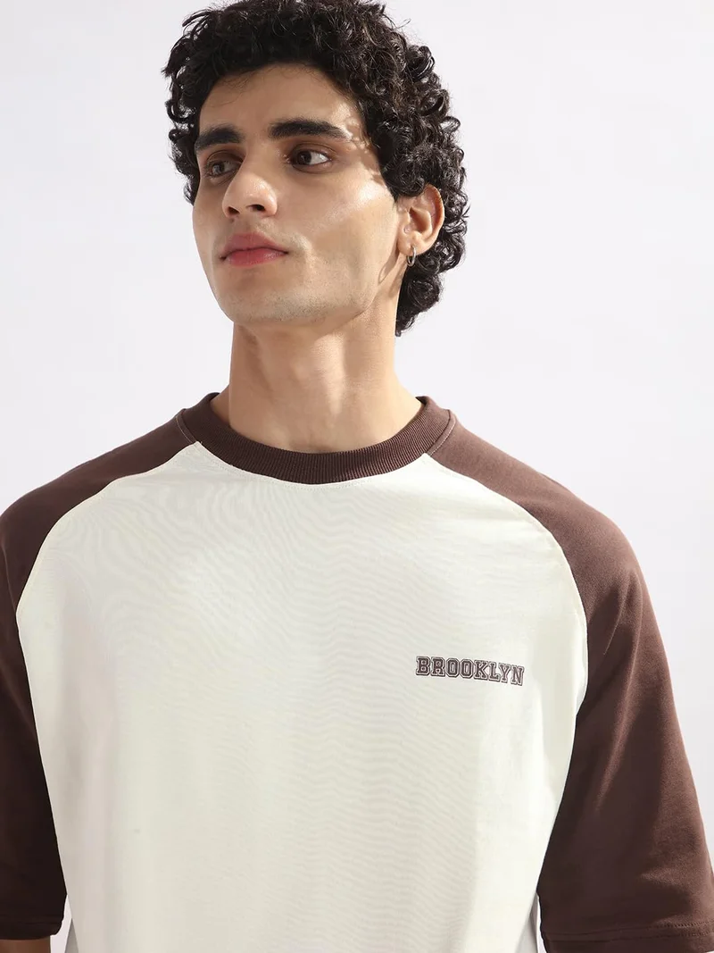 Nobero  NOBERO Men Colorblock Co-ord Set in Arctic Wolf for Men | Best Price UAE