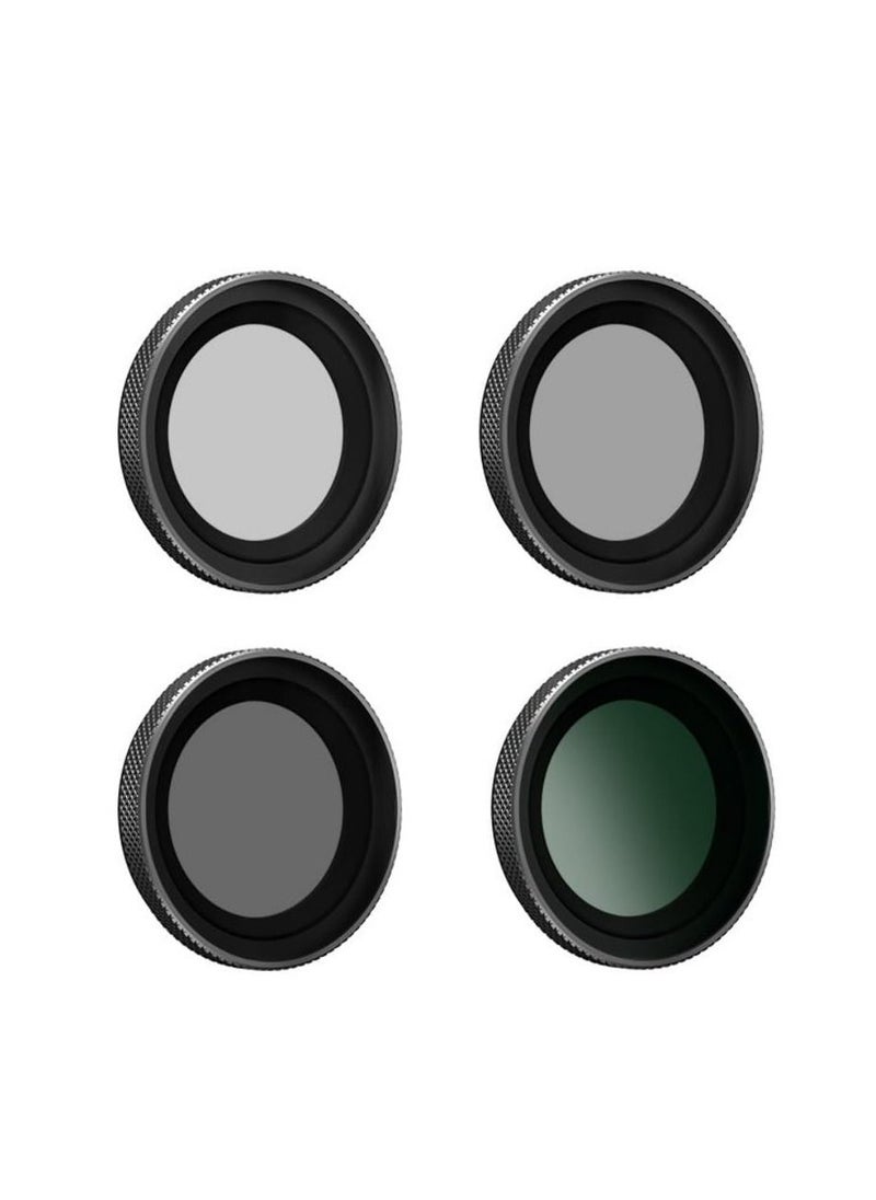 Generic Lens CPL/ND Filter for Insta360 GO3/GO2(4 PCS) CPL/ND8/ND16/ND32 Waterproof Double Sided Coating Filter Accessories Sets (CPL+ND8+ND16+ND32)  - Image 1