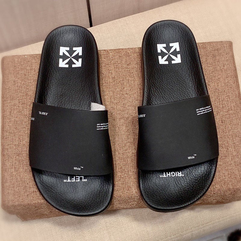 Vietnam Cambodia Singapore High-End Men'S Flip Flops Couple'S Of Letters Printed Beach Flat Sandals For Women - Image 3