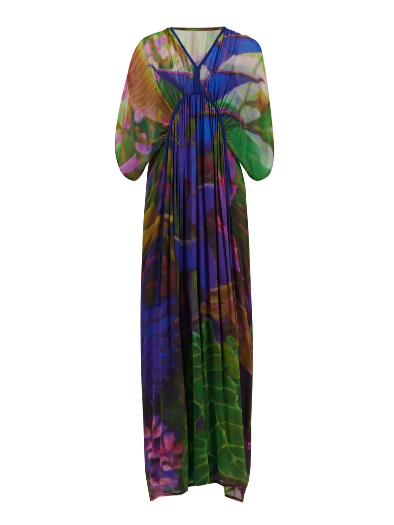 leem Floral Print Kaftan