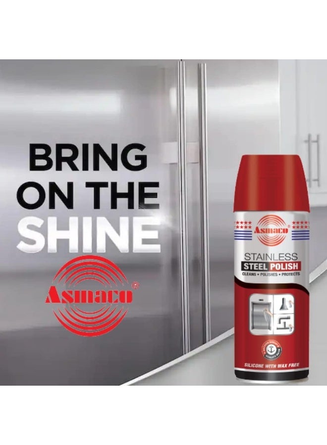 Asmaco Stainless Steel Ss Chrome And Aluminum Polish - Image 5