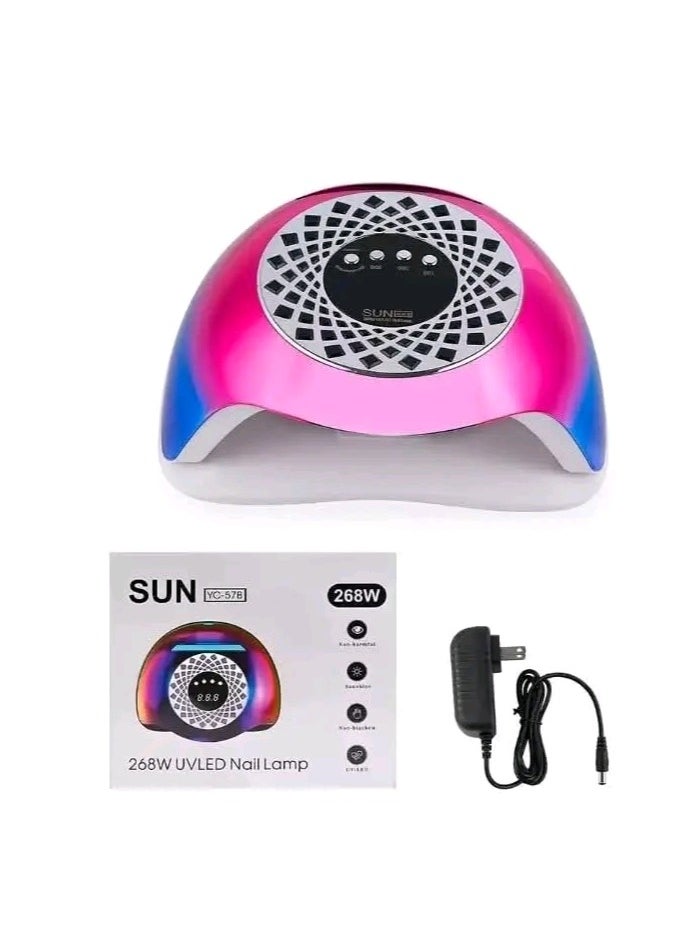 Sun UV -ray dryer with digital screen and , temporary,268 watt nail dryer for salon and home use, gel paint lamp  - Image 2