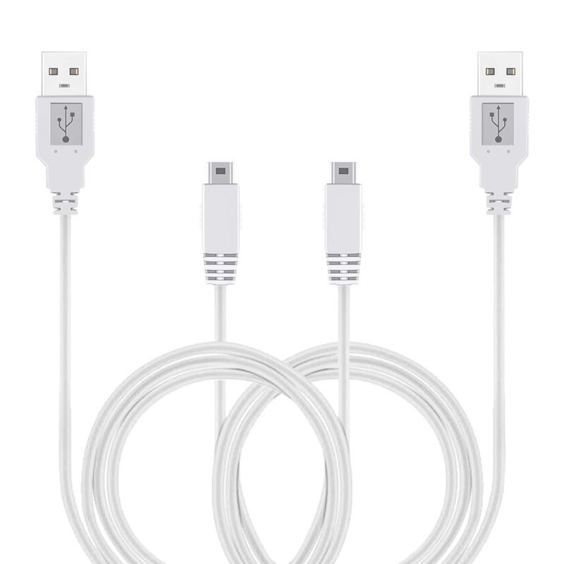 Xahpower 2Pack 10FT Charger Cable for Wii U Gamepad, AC Power Adapter Charger Cord for Nintendo Wii U Gamepad Remote Controller - Image 1