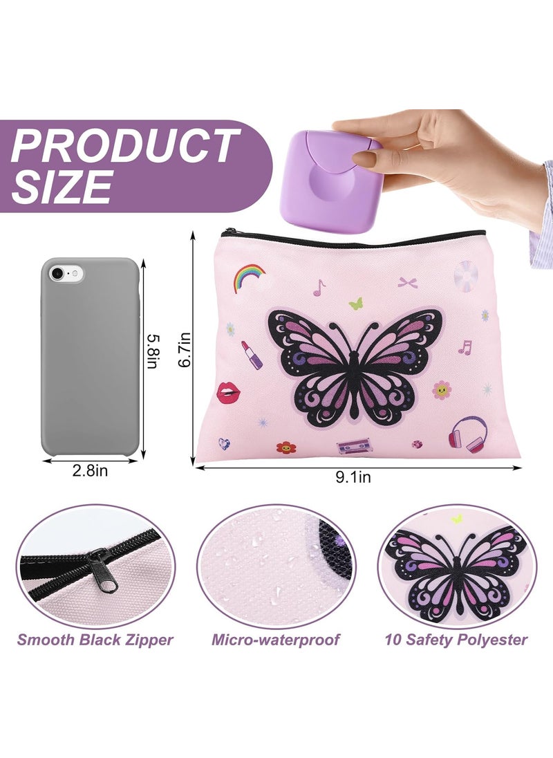Reginary Reginary 12 Pcs Olivia Music Makeup Bags Singer Cosmetic Bags Music Lover Gifts Singer Fans Organizer Zipper Pouch Concert Musical Merch Stuff for Women Birthday Gifts  - Image 3