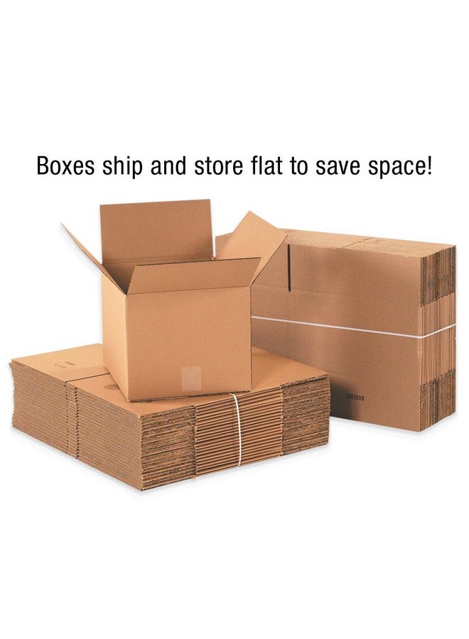 Aviditi 977 Corrugated Cardboard Box 9" L X 7" W X 7" H, Kraft, For Shipping, Packing And Moving (Pack Of 25) - Image 3