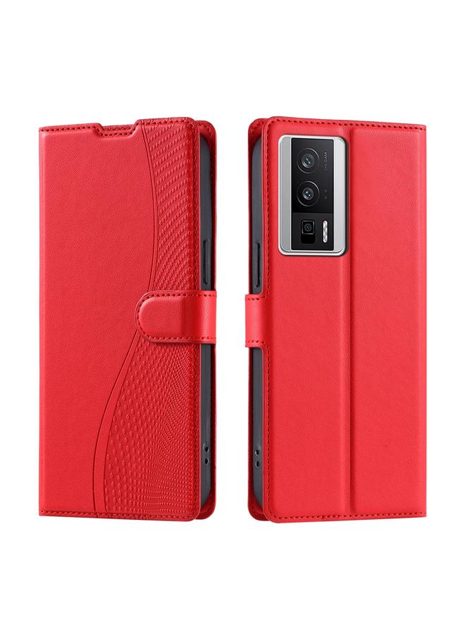 إيروريكس جراب هاتف Redmi K60 / K60 Pro Voltage جراب هاتف جلدي رفيع للغاية منقط - Image 1