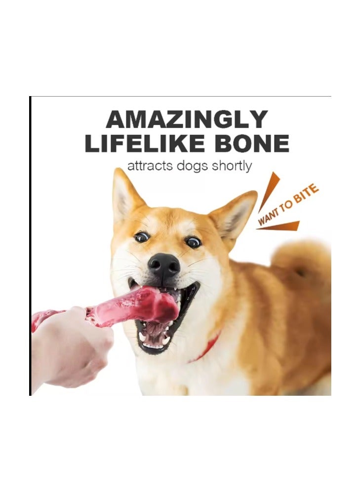 Dog Chew Bones for Aggressive Chewers Large Breed Real Beef Flavor Durable Dog Chew Toys Nearly Indestructible Tough Dog Toys - Image 5