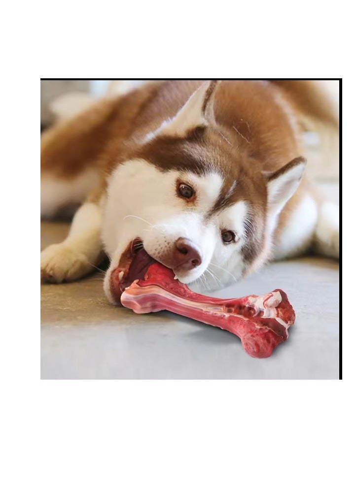 Dog Chew Bones for Aggressive Chewers Large Breed Real Beef Flavor Durable Dog Chew Toys Nearly Indestructible Tough Dog Toys - Image 4