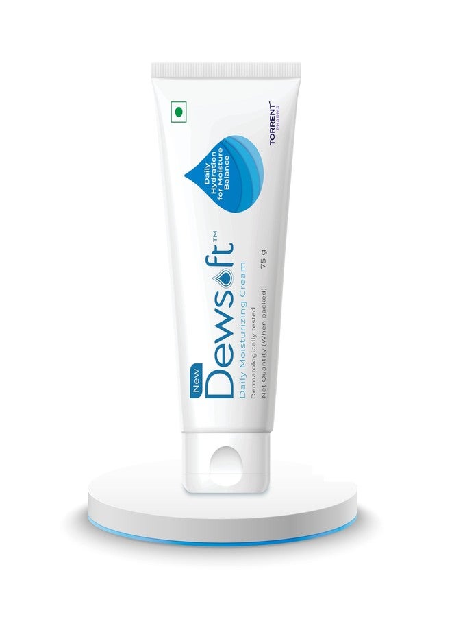 Torrent Dewsoft Moisturising Cream 75g with Coconut & Aloe for Daily Hydration - By Torrent Pharma - Image 1